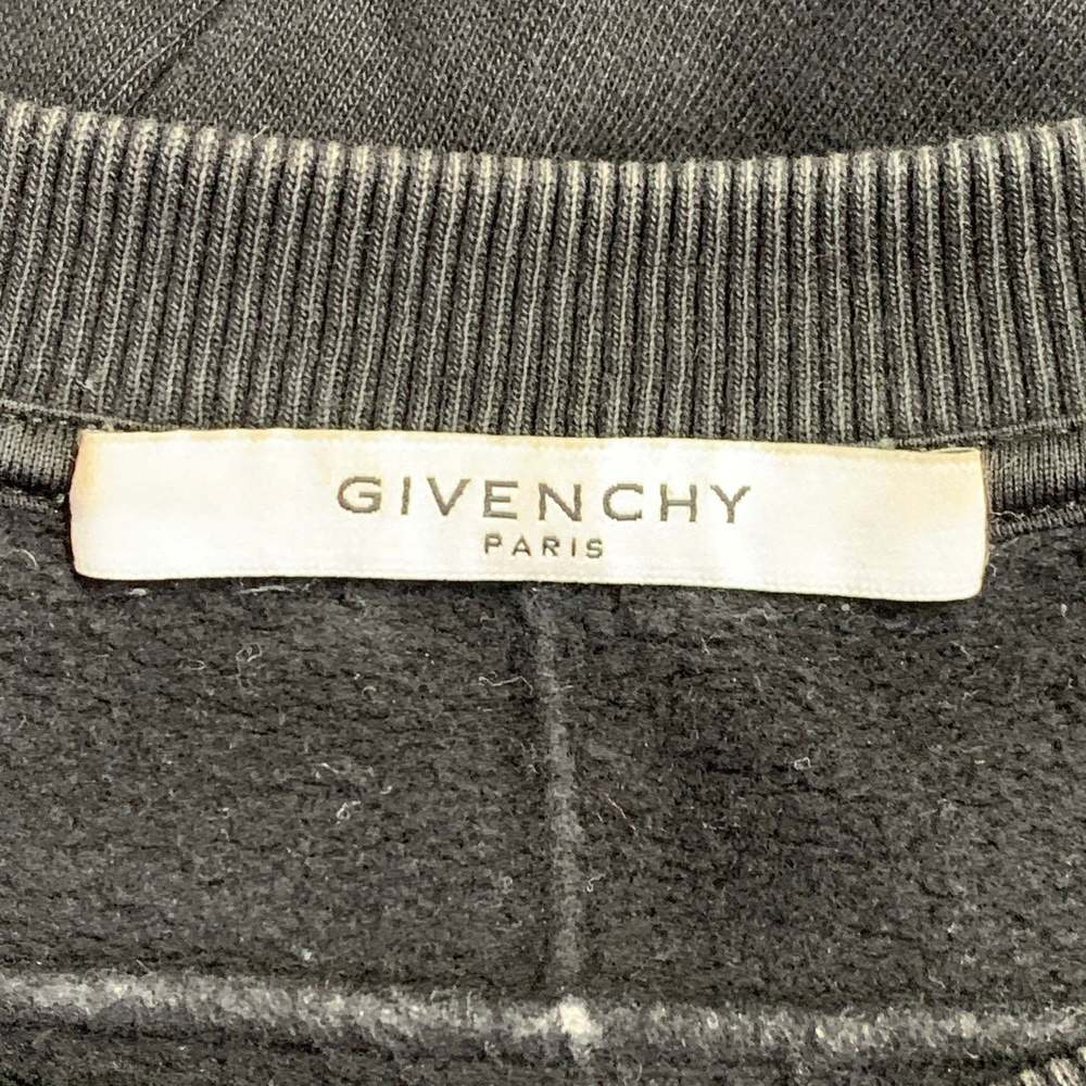 GIVENCHY Black Jesus Graphic Cotton Cuban Fit Crew Neck Sweatshirt - Picture 7 of 10